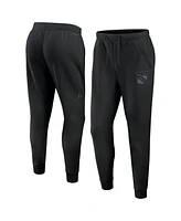 Fanatics Men's Black New York Rangers Authentic Pro Road Fleece Sweatpants