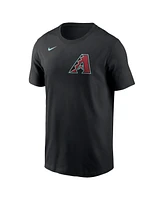 Men's Nike Corbin Carroll Black Arizona Diamondbacks 2024 Fuse Name and Number T-shirt