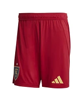 Adidas Men's Red Real Salt Lake Away 2025 Grid City Authentic Shorts