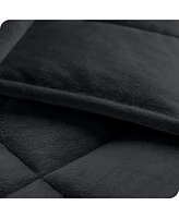 Bare Home Weighted Blanket, 25lbs (80" x 87") - Minky