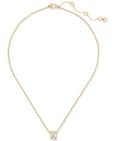 Kate Spade New York Cubic Zirconia Pendant Necklace, 16" + 3" extender