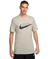 Nike Men's Dri-fit Fitness Logo Graphic T-Shirt