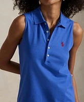 Polo Ralph Lauren Women's Stretch-Cotton Sleeveless Dress