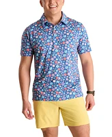 Chubbies Men's The Spring Pedal Classic-Fit Printed Performance Polo Shirt