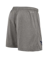 Nike Men's Navy/Heather Gray West Virginia Mountaineers Player Reversible Shorts