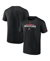 Fanatics Men's Black Ottawa Senators Special Edition 2.0 Authentic Pro T-Shirt