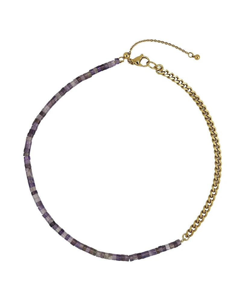Amethyst / Gold Necklace