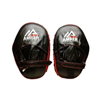 Genuine Leather Target Focus Punching Mitts for Mma, Kickboxing, Muay Thai & Martial Arts Training | Shock-Absorbing, Lightweight, Durable with Adjust