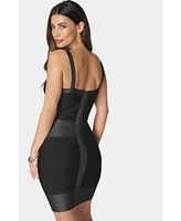Bebe Women's Color Block Bandage Dress