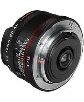 Pentax Smcp-da 15mm f/4 Ed Al Hd Lens for Dslr Cameras, Black