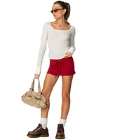 Edikted Women's Bayside Slitted Micro Skort