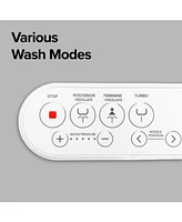 SmartBidet Sb-100C Electric Bidet Seat for Elongated Toilets with Control Panel