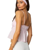 Edikted Women's Tillie Babydoll Tank Top