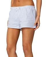 Edikted Women's Taryn Striped Shorts
