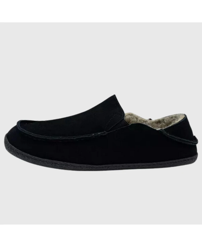 Alpine Swiss Men's Gary Genuine Suede Moccasin Slippers Sherpa Slip On Shoes
