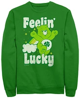 Care Bears Men's Lucky Crew Fleece Pullover Sweatshirt