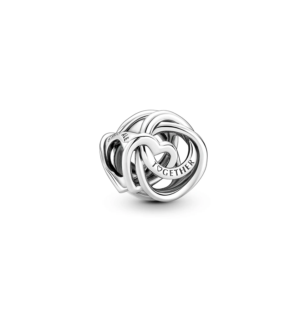 Pandora Sterling Silver Family Always Encircled Heart Charms