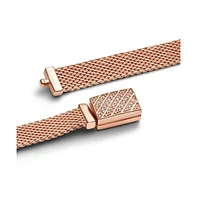 Pandora Gold-Plated Reflexions Long Clasp Pave Bracelet
