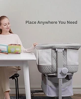 Sunveno Baby Bassinet Bedside Crib with Mosquito Net