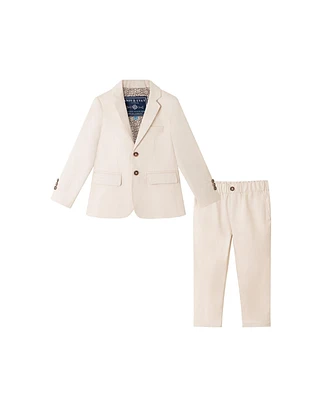 Andy & Evan Toddler Boys Toddler/Child Beige Suit Set