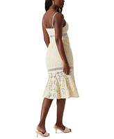 Guess Women's Clarise Lace Sleeveless Midi Dress