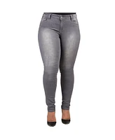 Poetic Justice Plus Curvy-Fit Midrise Skinny Jeans