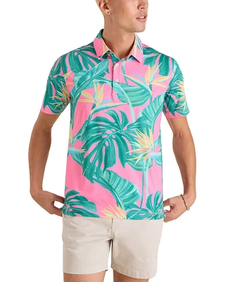 Chubbies Men's The Birds of Paradise Performance Polo Shirt