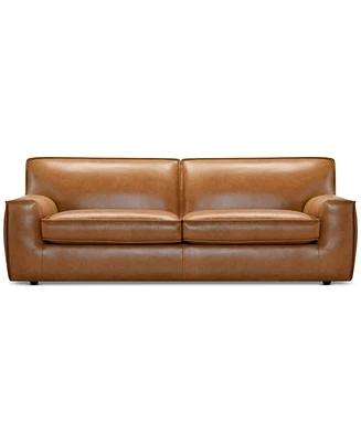 Glympton 92" Leather Sofa, Exclusively at Macy's