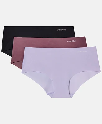 Calvin Klein Women's Invisibles 3-Pack Hipster Underwear QD3559