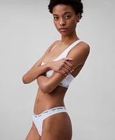 Calvin Klein Women's Modern Logo 3-Pack Thong Underwear QD5209