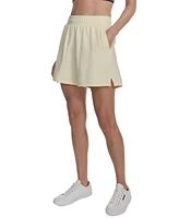 Calvin Klein Performance Women's French Terry Smocked-Waist Shorts