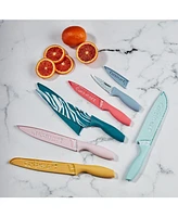 Cuisinart 12-Piece Animal Print Cutlery Set with Blade Guards