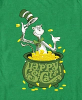 Dr. Seuss Men's Happy St Cats Short Sleeve T-Shirt