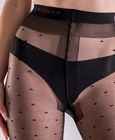 Lechery Women's Polka Dot Sheer Pantyhose Tights