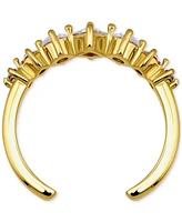 Giani Bernini Mixed-Cut Cubic Zirconia Adjustable Toe Ring 18k Gold-Plated Sterling Silver (also Silver), Exclusively at Macy's