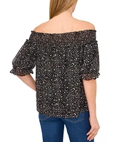 CeCe Women's Short-Sleeve Off-The Shoulder Blouse