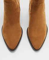 Mango Women's Suede Leather Boots