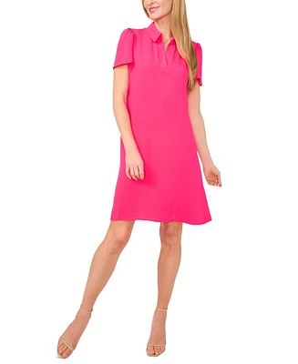 CeCe Women's Short-Sleeve Collared Polo Dress
