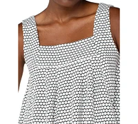 Liverpool Los Angeles Women's Sleeveless Square-Neck Knit Top