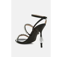 Aragon Diamante Embellished Fantasy Heel Sandals