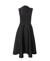 Quiz Women's Scuba Foam High Neck Midi Dress