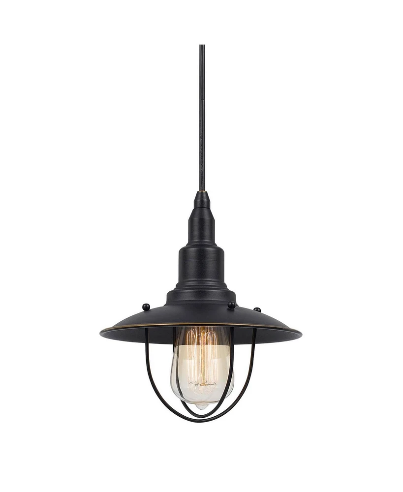 Modern Industrial Pendant Light with Metal Frame for Kitchen or Dining Room