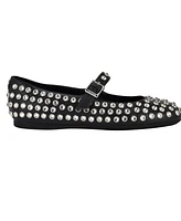 Guess Women's Kalidal Rhinestone Mary Jane Ballet Flats