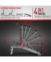 Joroto Weight Bench, Adjustable Workout Bench Press, Foldable Strength Training Benches for Home Gym Full Body Workout, Incline Decline Flat Utility W