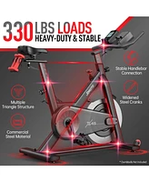 Joroto X2|X2PRO Exercise Bike, X4S Bluetooth Stationary Indoor Cycling Bike with Readable 100 Levels Magnetic Resistance, Plus 12.6 inch Tablet Bracke