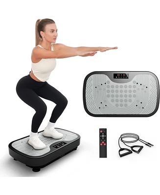 Joroto Vibration Plate Exercise Machine, Vibration Platform Plate for Lymphatic Drainage & Weight Loss, Vibrating Plate Body Shaker Exercise Machine f