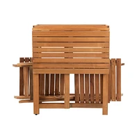 Walten Flower Shelf Outdoor Bistro Set