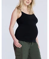 Motherhood Maternity Plus Clip Down Nursing Tank Top Cami - 2 Pack