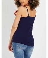 Motherhood Maternity Plus Clip Down Nursing Tank Top Cami - 2 Pack