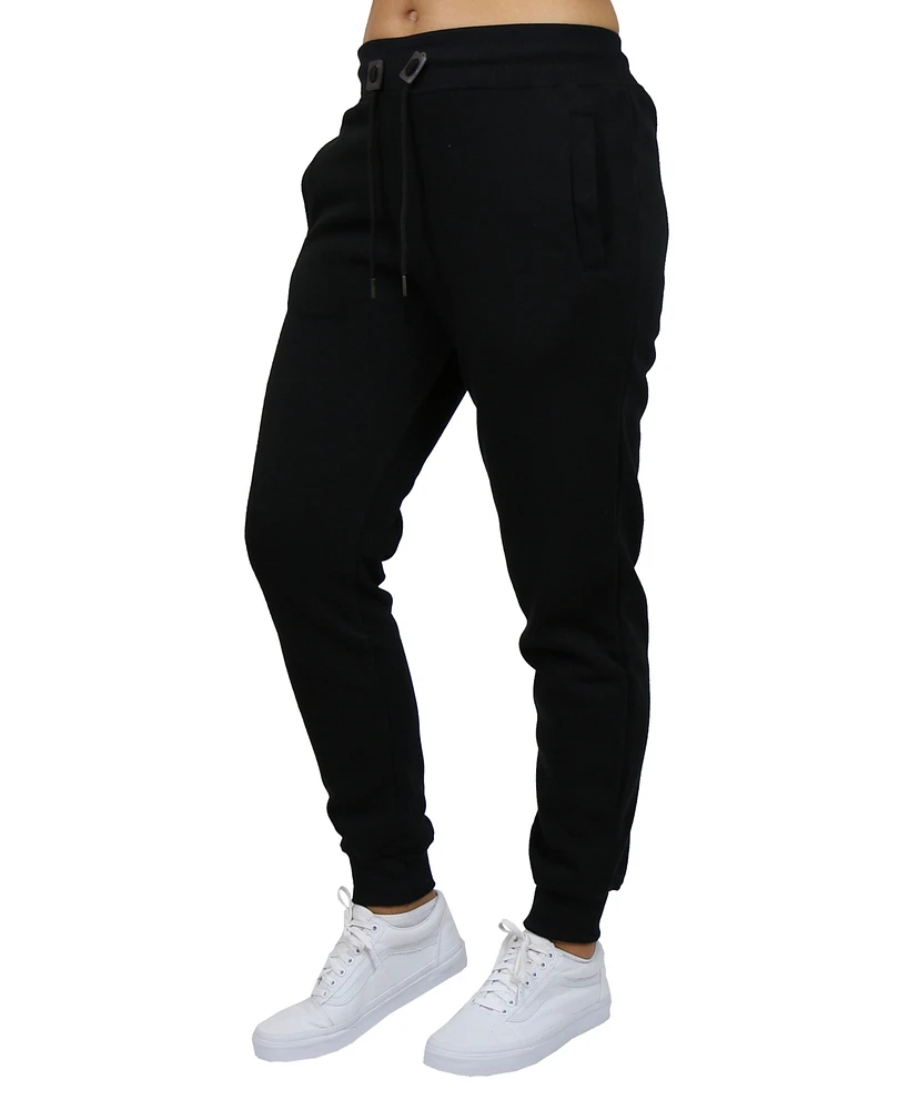 Galaxy By Harvic Women's Loose Fit Fleece Lined Jogger Sweatpants